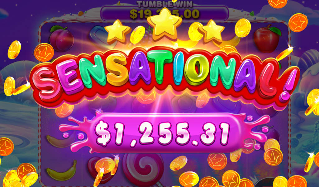 Big Win in Sweet Bonanza slot